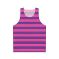 Cheshire Cat Striped Unisex Tank Top
