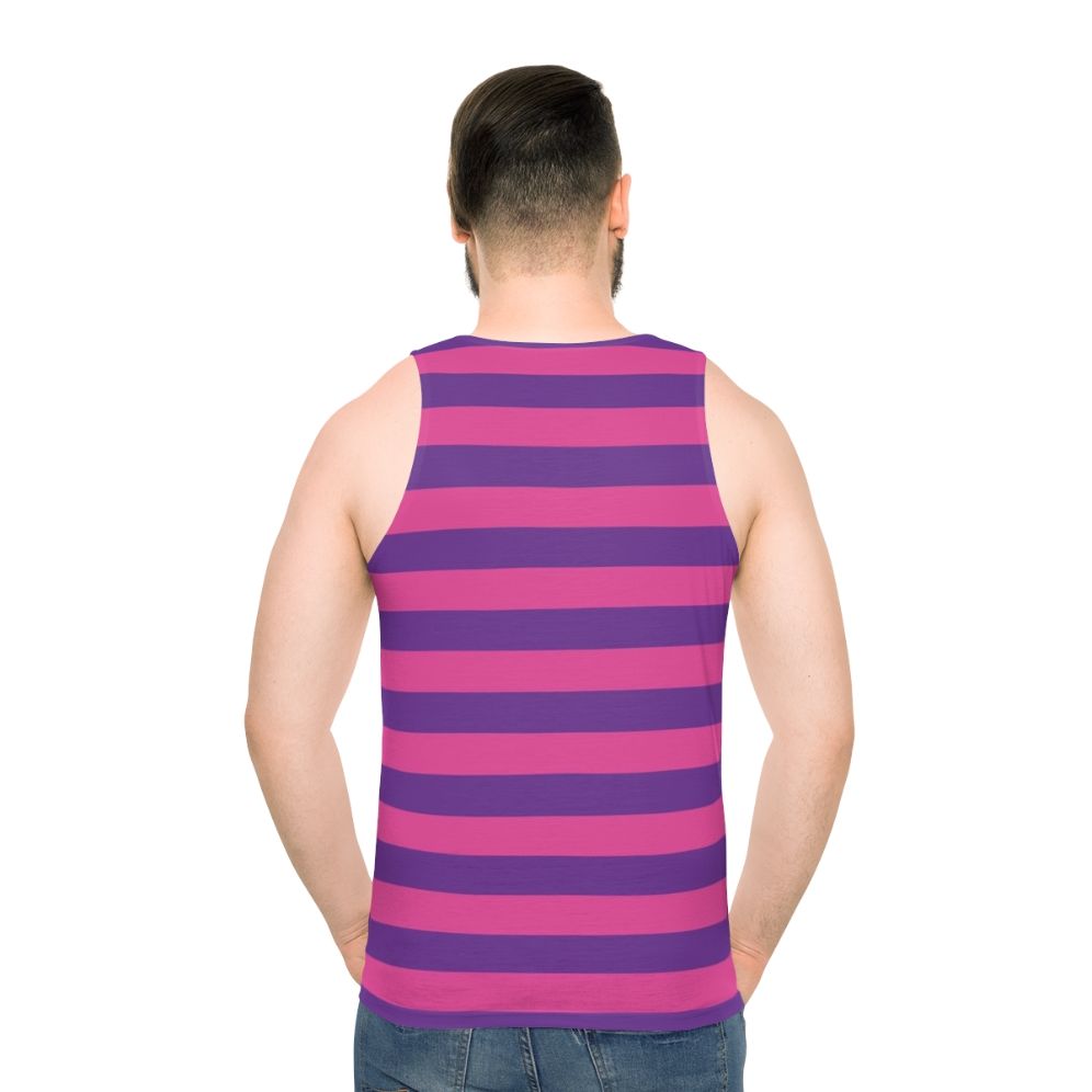 Cheshire Cat Striped Unisex Tank Top