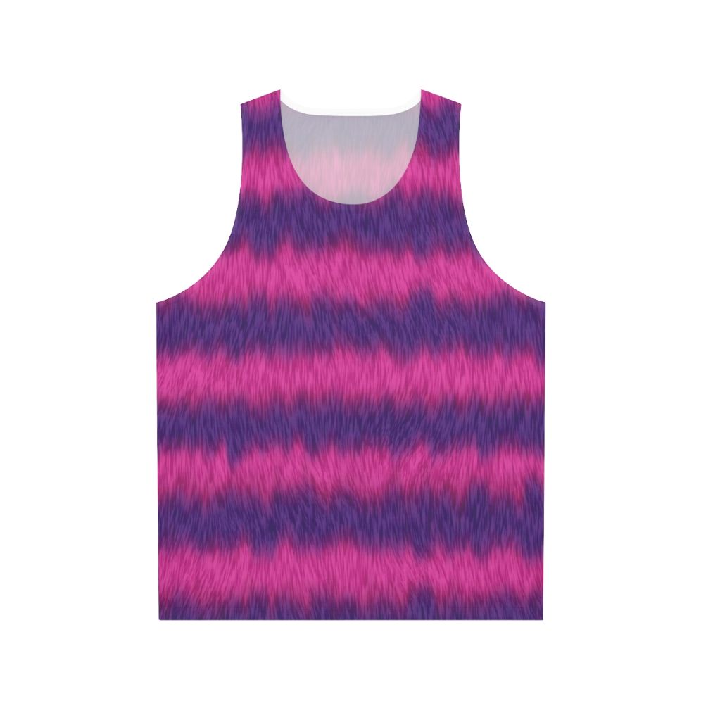 Cheshire Cat Unisex Striped Tank Top
