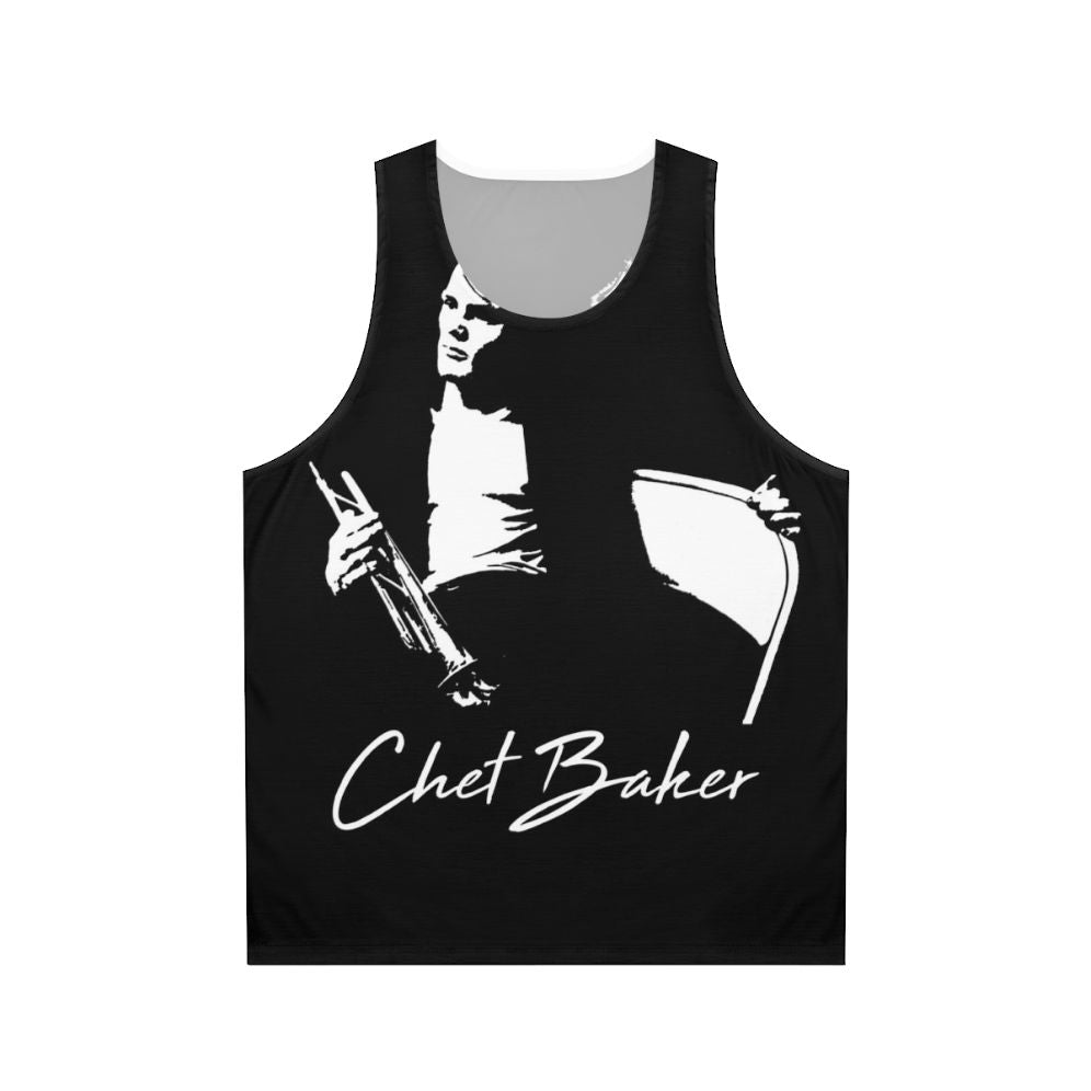 Chet Baker Jazz Inspired Unisex Tank Top