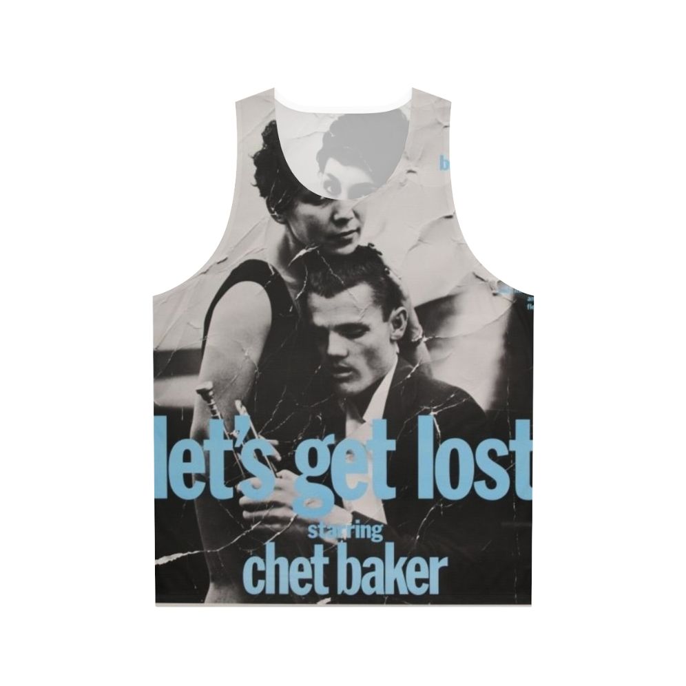 Chet Baker "Let's Get Lost" Unisex Jazz Music Tank Top