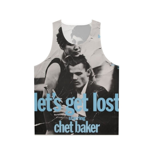Chet Baker "Let's Get Lost" Unisex Jazz Music Tank Top