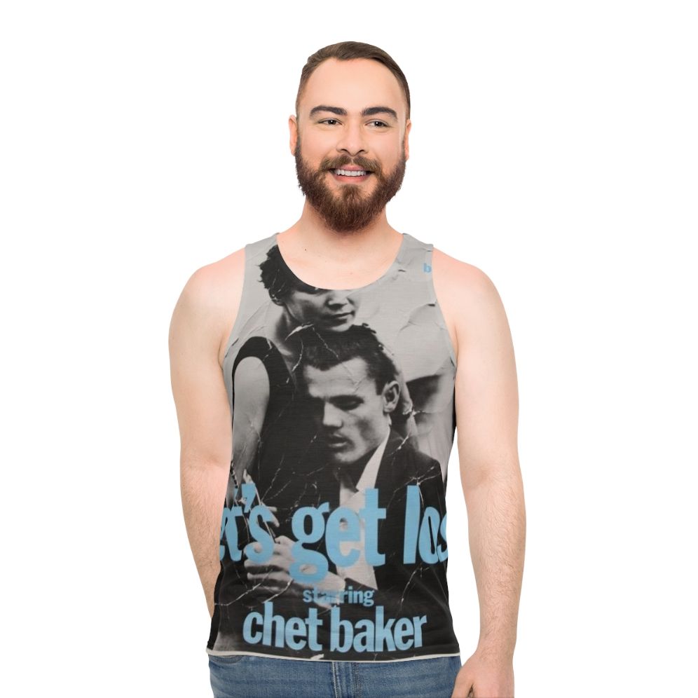 Chet Baker "Let's Get Lost" Unisex Jazz Music Tank Top