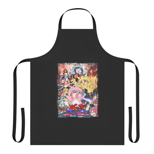 Chibi Anime Apron with Bocchi the Rock Inspired Artwork
