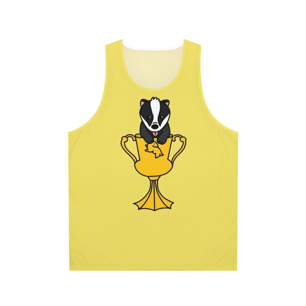 Chibi baby badger unisex tank top
