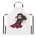 Chibi style Castlevania apron featuring Dracula and the Belmont clan