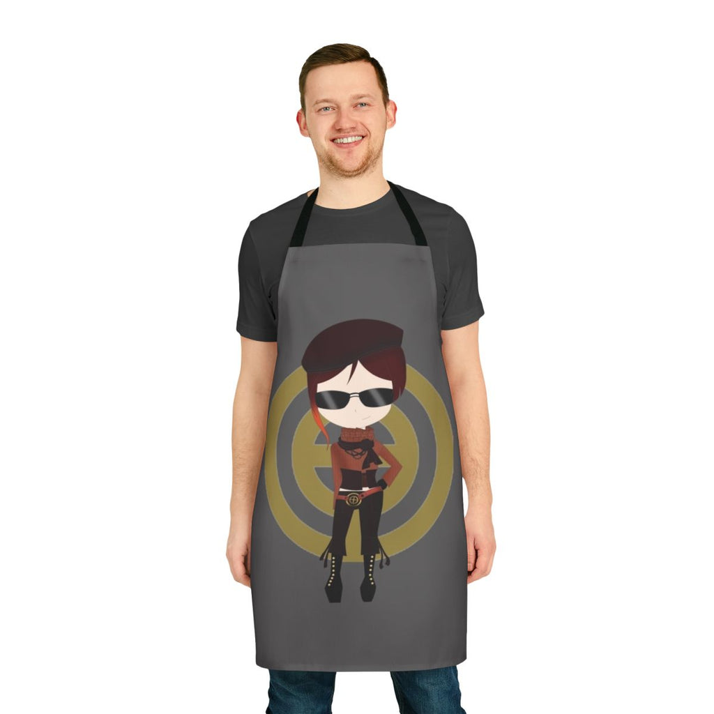 Chibi Coco inspired anime-style apron with cute and kawaii design