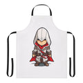 Assassin's Creed-inspired chibi-style apron with character graphics