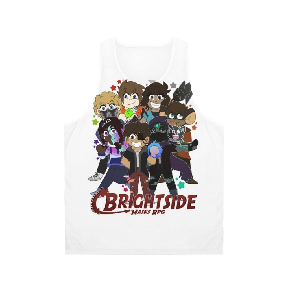 Chibi superhero unisex tank top