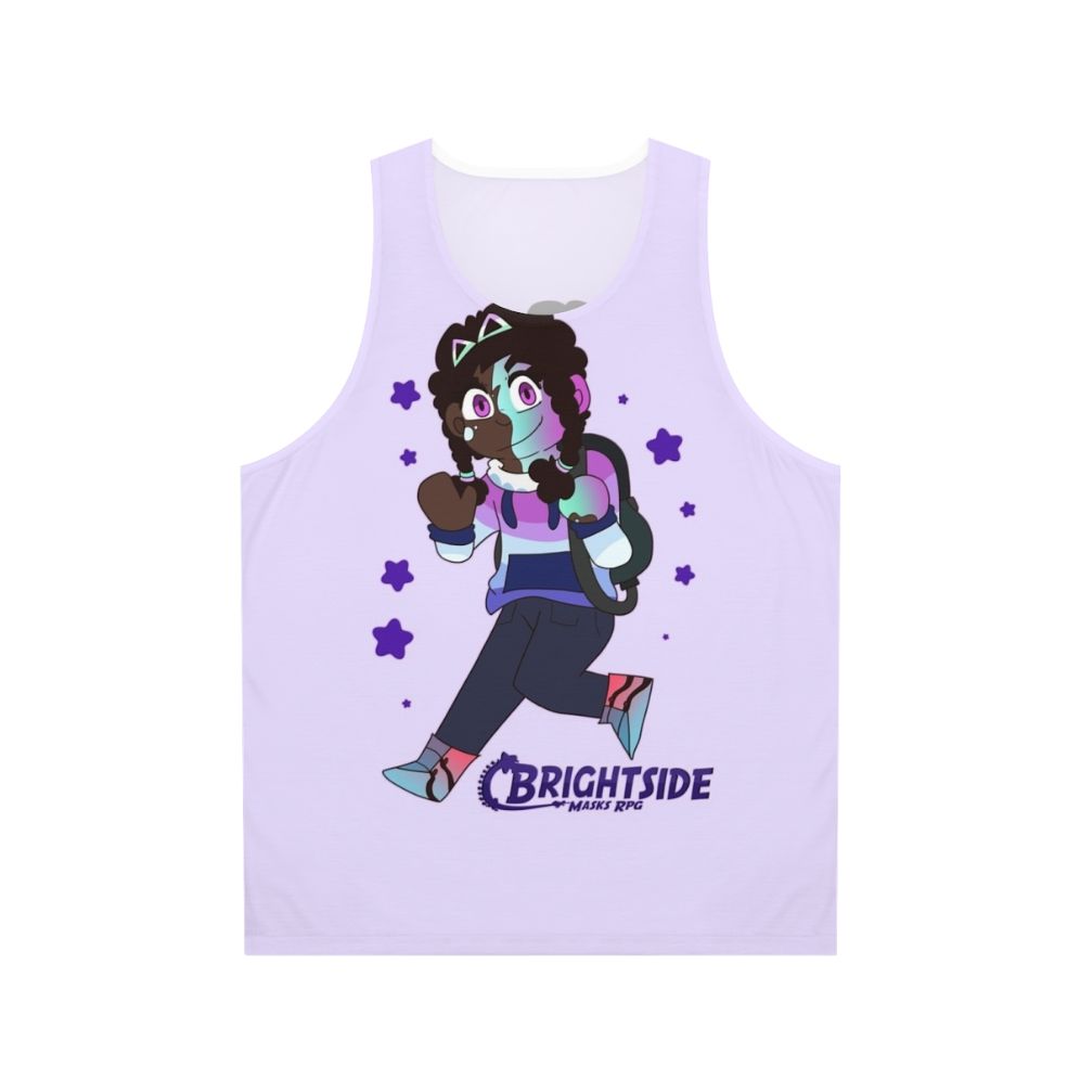 Chibi unisex superhero and villain tank top
