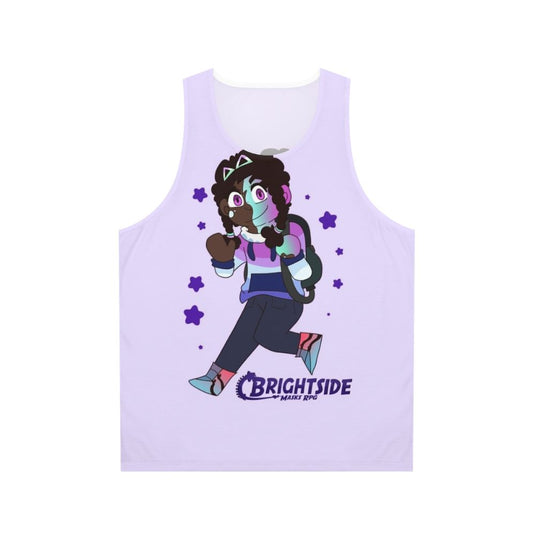 Chibi unisex superhero and villain tank top