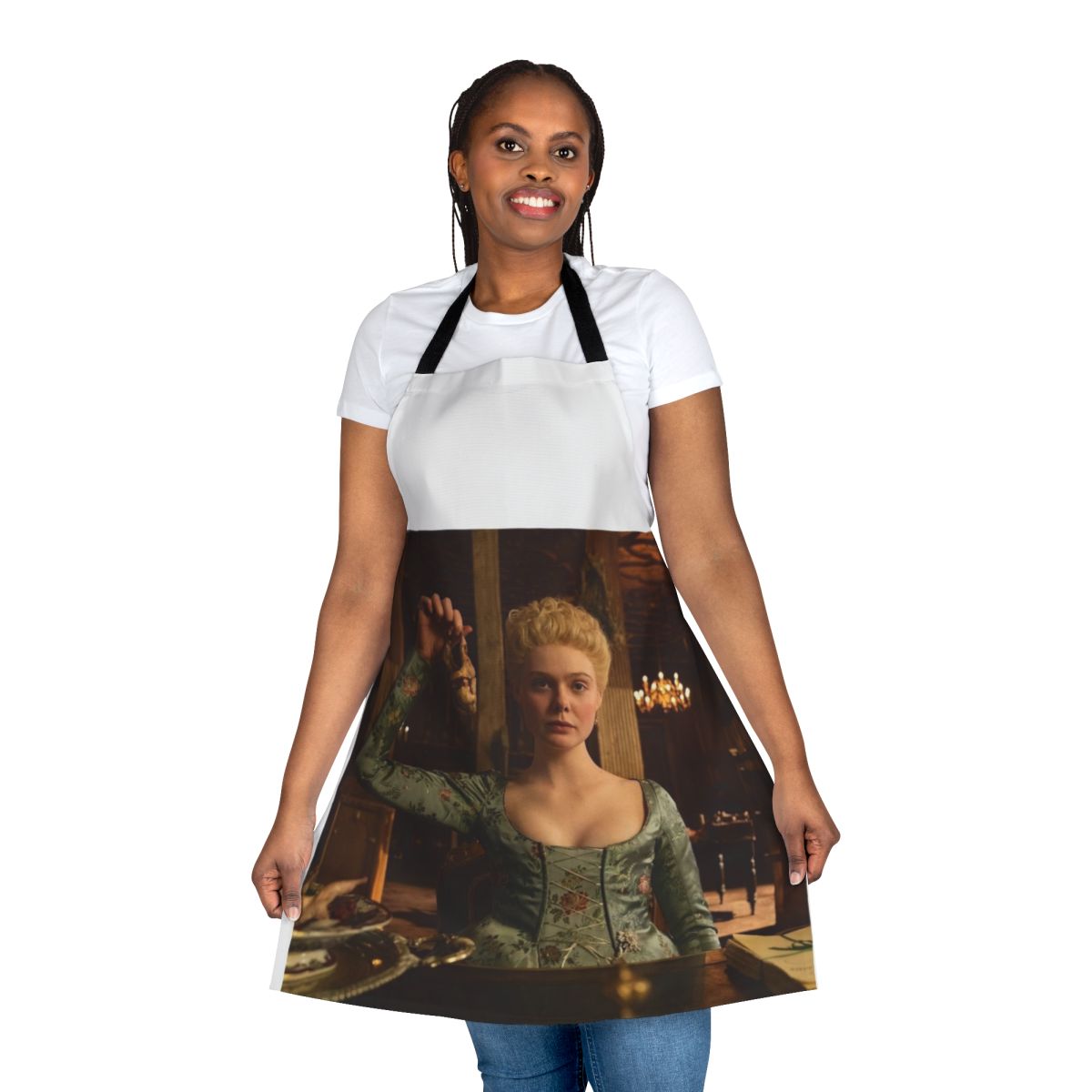 Hulu-Inspired Apron with Elegant Design