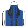 Chicane-themed apron with Hot Wheels automotive graphics