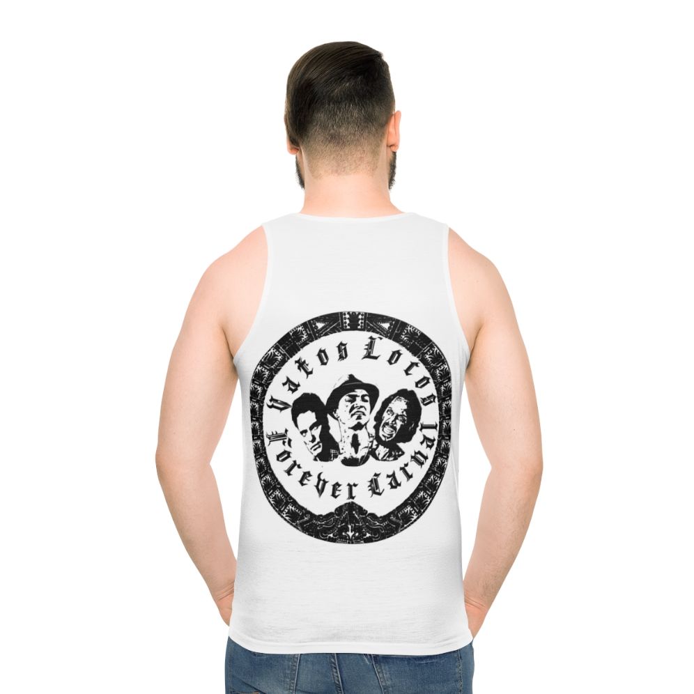 Chicano-inspired Vatos Locos unisex tank top