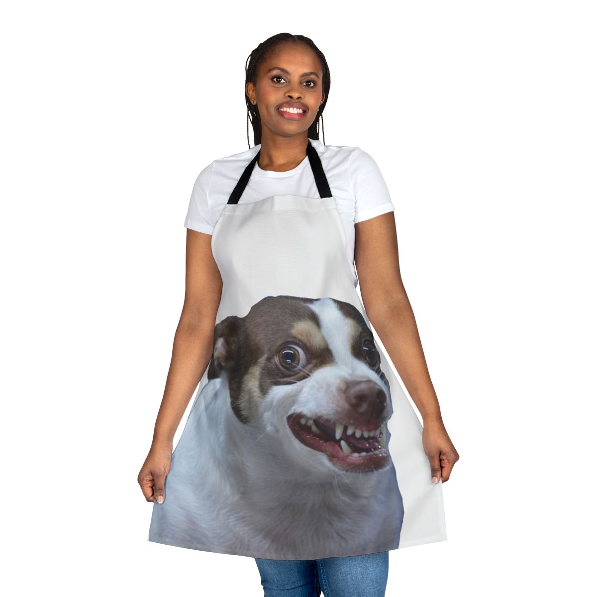 Chihuahua Apron featuring a funny Mr Bubz dog meme design