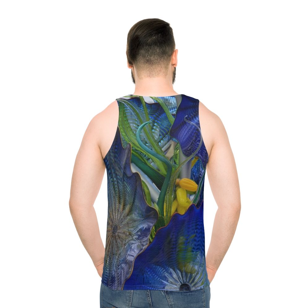 Chihuly-inspired abstract glass unisex tank top