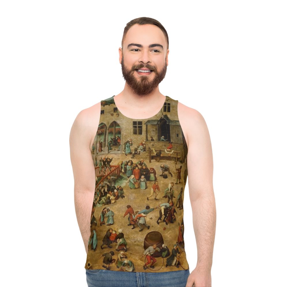 Children's Games by Pieter Bruegel the Elder Unisex Tank Top