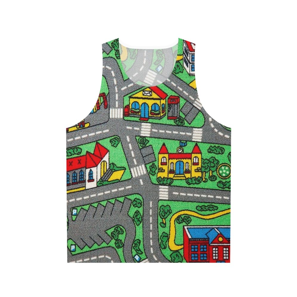 Unisex children's playmat design tank top