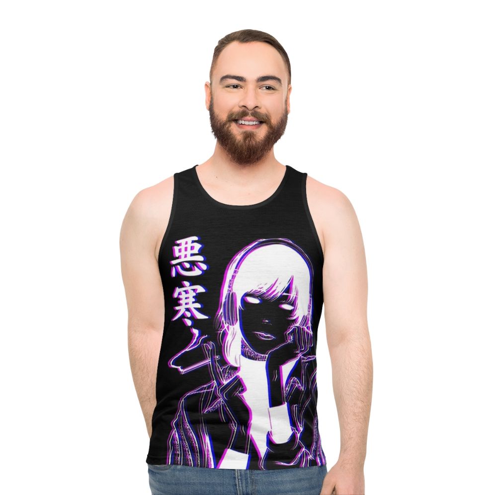 Chill Glitch Vaporwave Unisex Tank Top