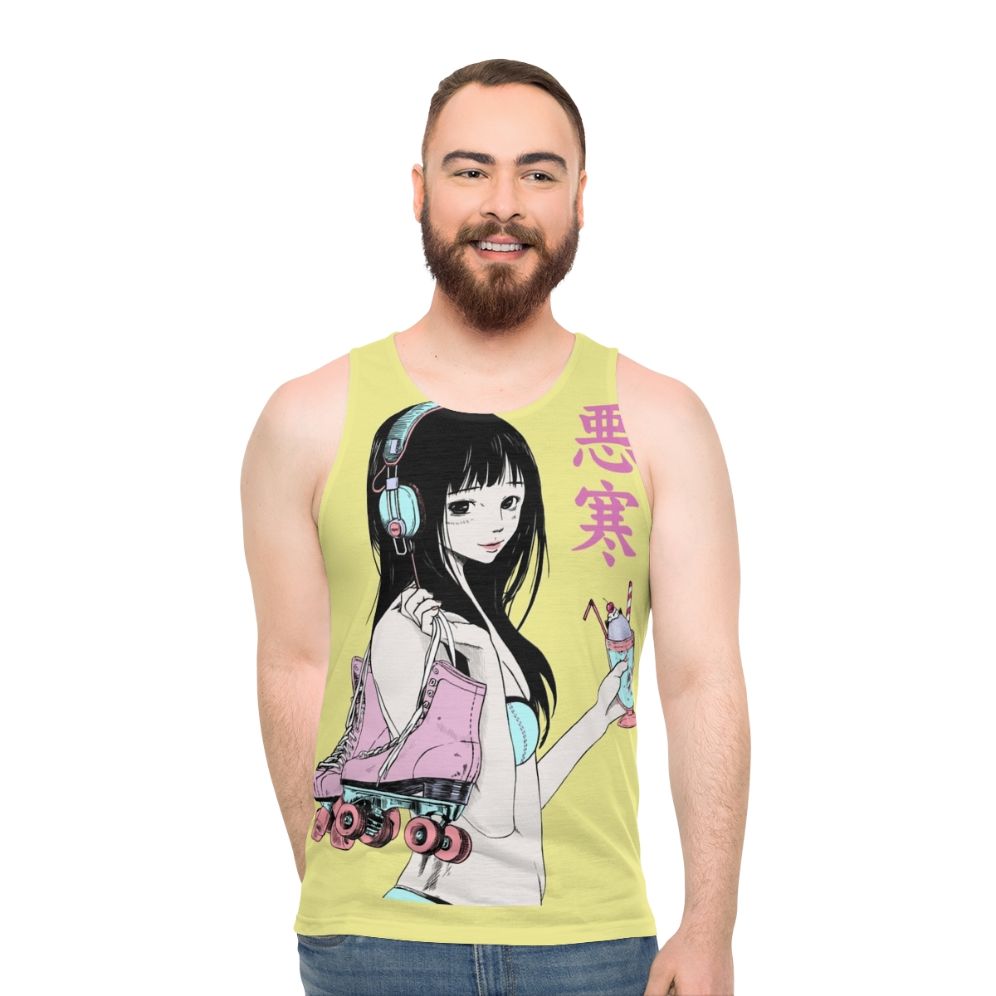 Chill Lofi Summer Girl Unisex Tank Top