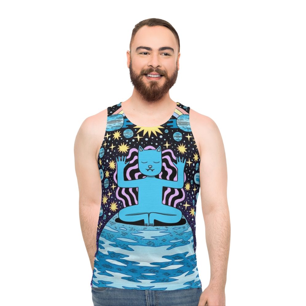 Chill Out Cosmic Unisex Meditation Tank Top