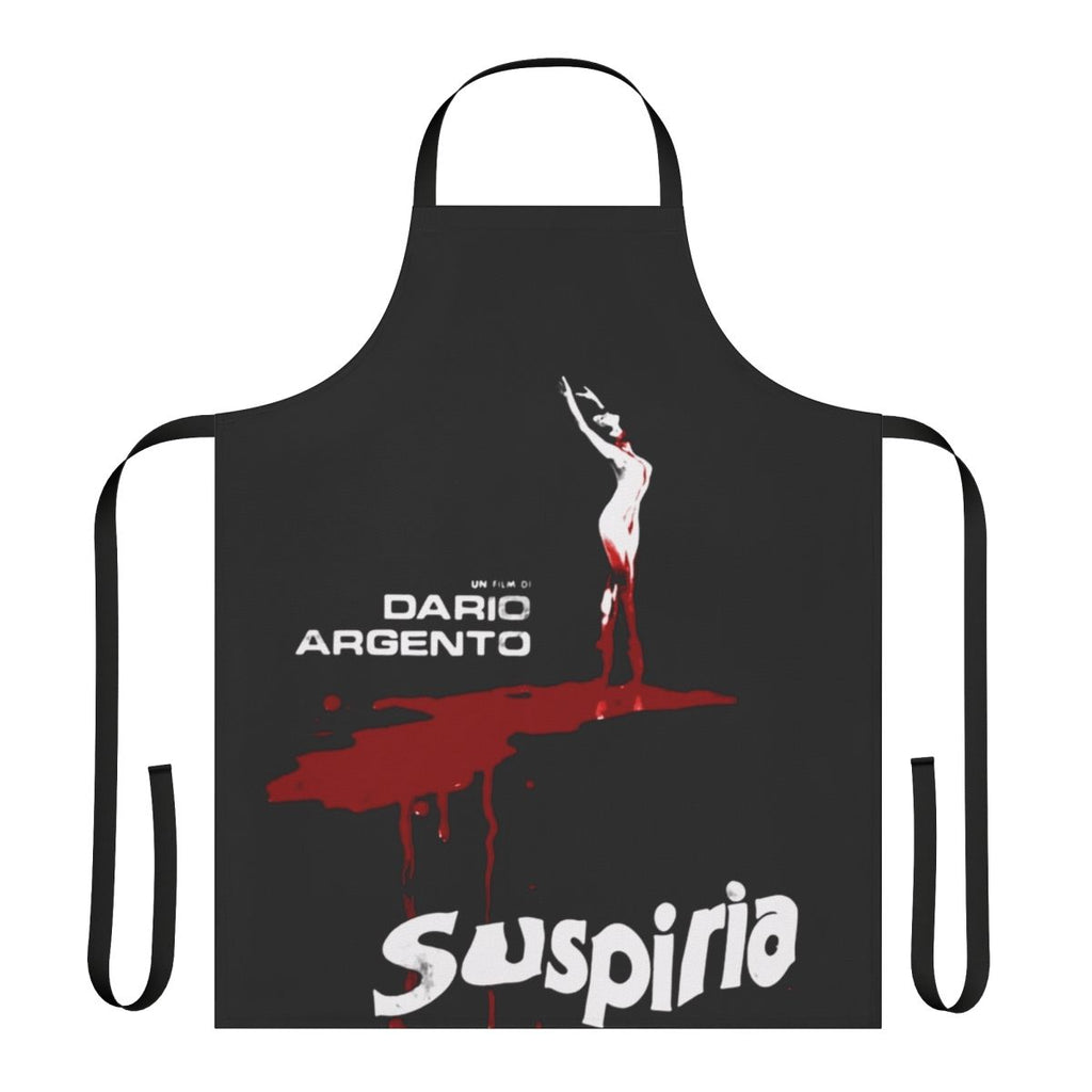 Suspiria-inspired blood pool pattern apron