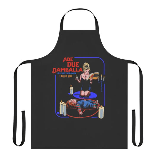 Chilling Bride of Chucky Inspired Apron with Demonic Pentagram Design