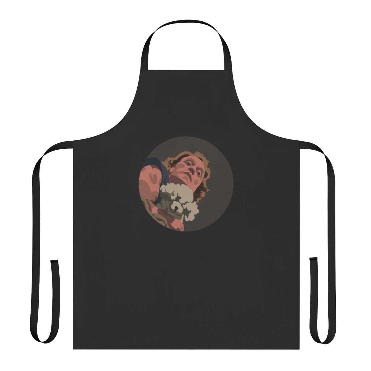 Chilling horror movie inspired apron with Hannibal Lecter quote
