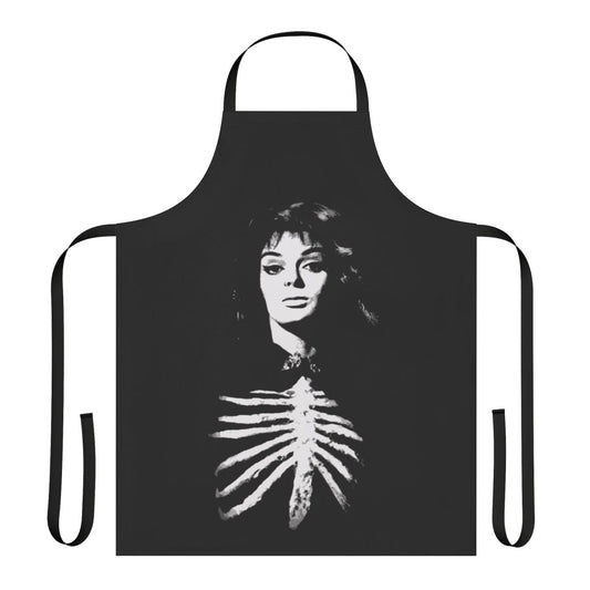 Apron featuring classic horror movie icon Barbara Steele, the "Queen of Horror"
