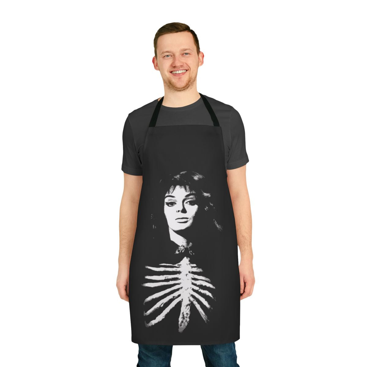 Apron featuring classic horror movie icon Barbara Steele, the "Queen of Horror"
