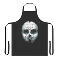 Apron featuring a terrifying illustration of Jason Voorhees from the Friday the 13th horror movie franchise