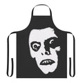 Pazuzu-inspired apron with a creepy, demonic face design for exorcist and horror movie fans