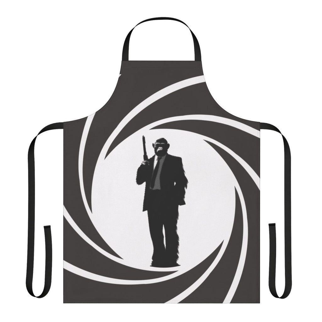 Chimpanzee inspired spy apron for covert operations and secret agent activities