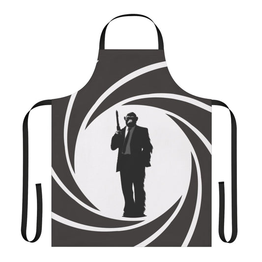 Chimpanzee inspired spy apron for covert operations and secret agent activities