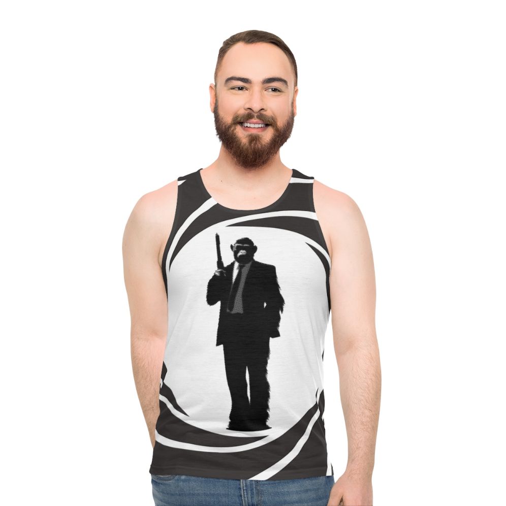Chimpanzee Spy Unisex Tank Top