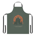 Chiron-inspired summer camp apron with Song of Achilles and Life's Library designs