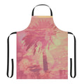 Chon-Inspired Homey Apron with Pink and Purple Tree Design
