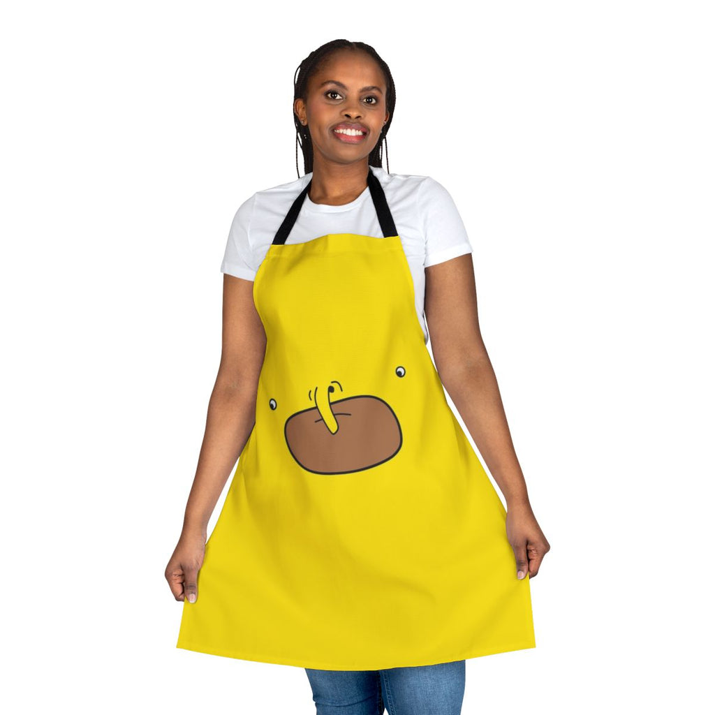 Choomah-themed face apron with characters from The Big Lez Show
