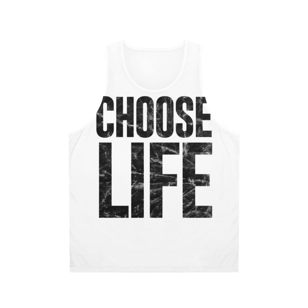 Unisex "Choose Life" 80s Tank Top