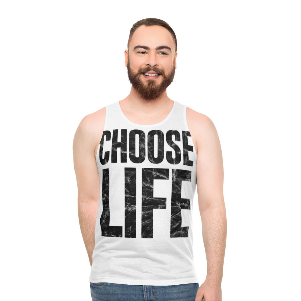 Unisex "Choose Life" 80s Tank Top