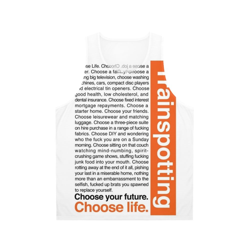 Choose Life Unisex Tank Top - Trainspotting Movie Inspired