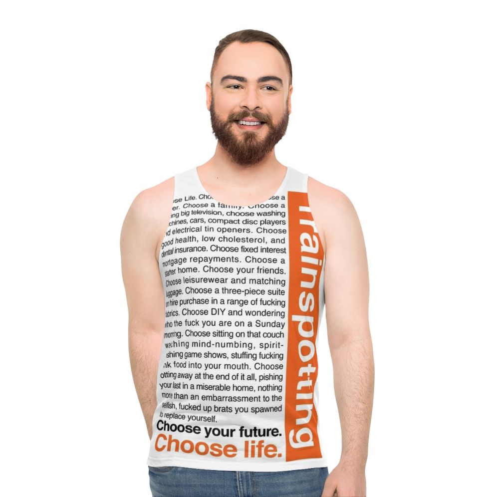Choose Life Unisex Tank Top - Trainspotting Movie Inspired