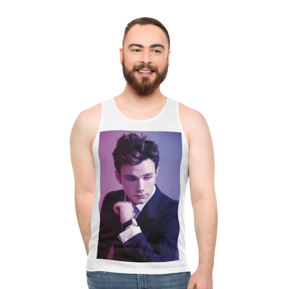 Chris Colfer Unisex Glee Fan Tank Top