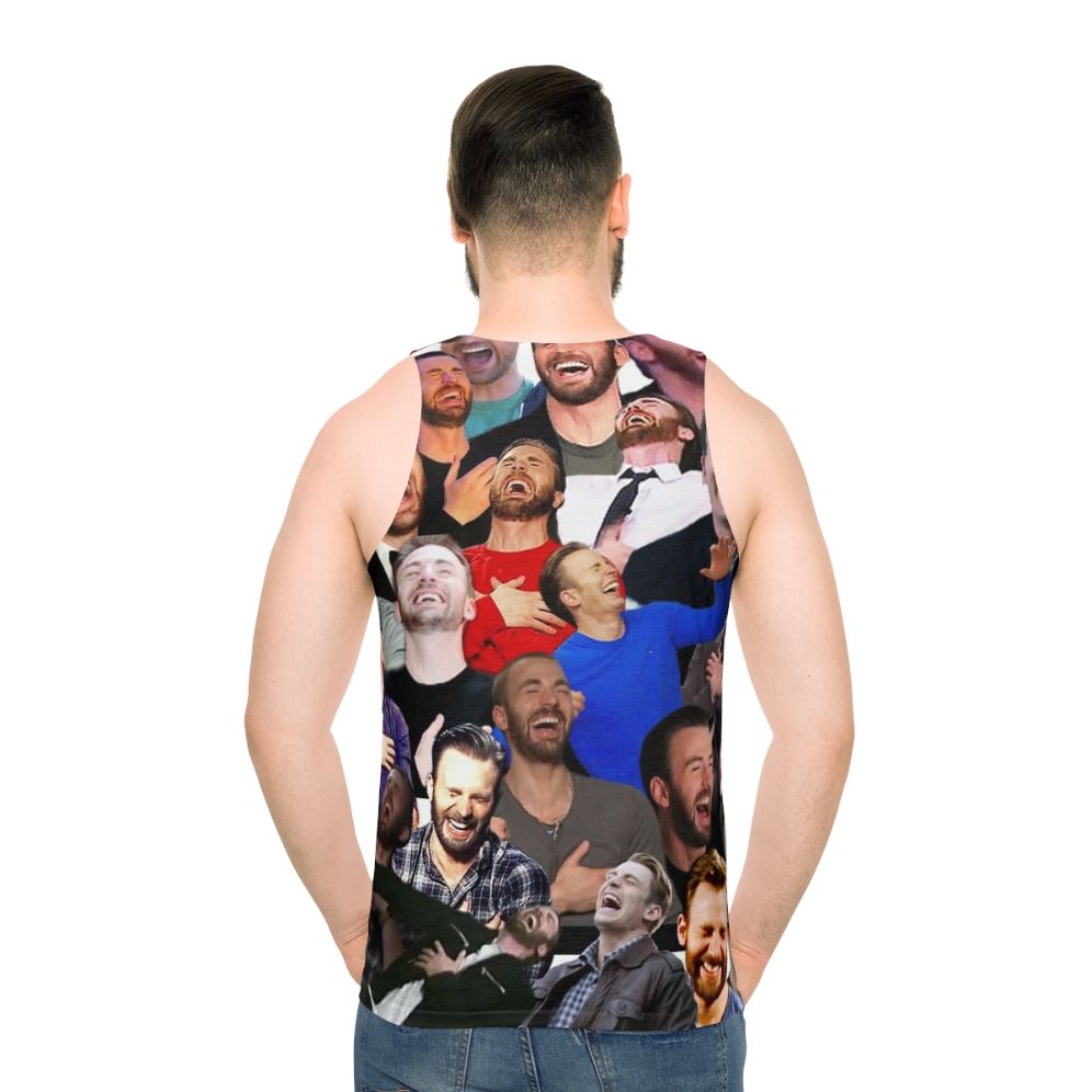 Chris Evans Laughing Unisex Tank Top