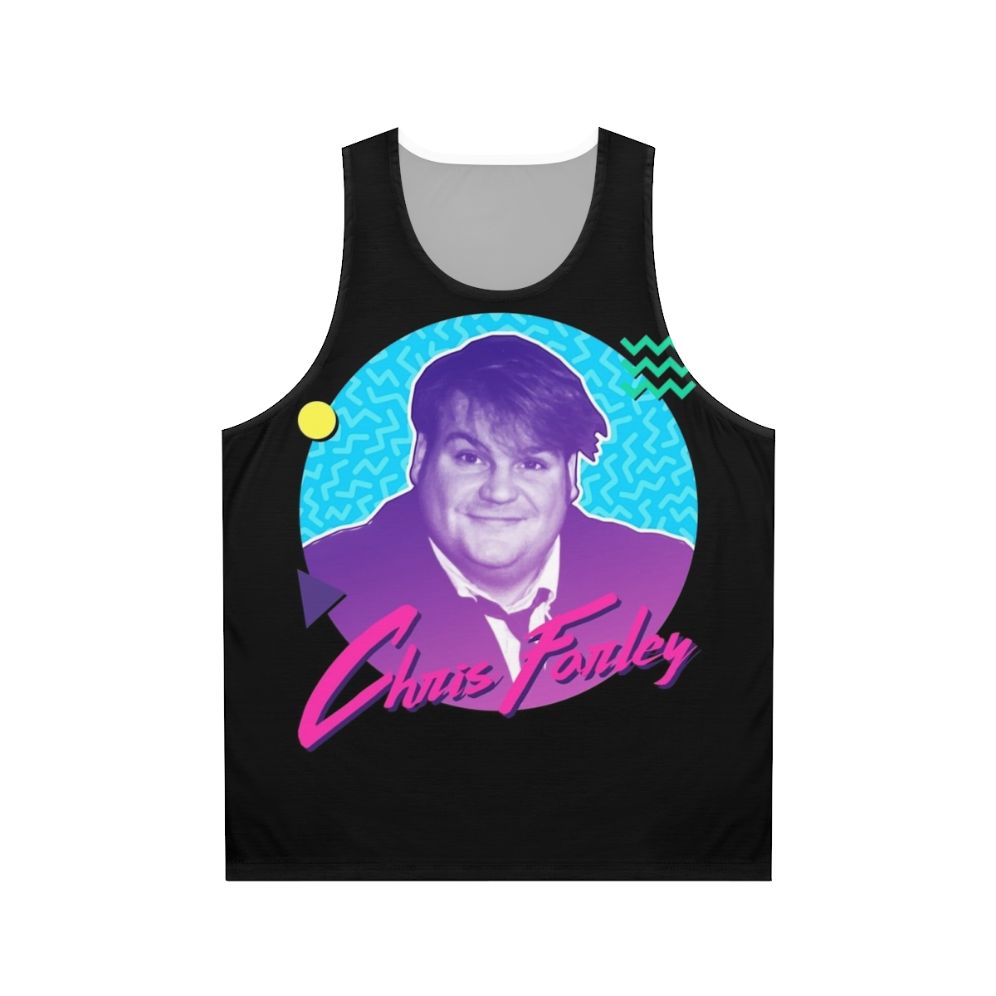 Chris Farley 90s Nostalgia Graphic Tank Top