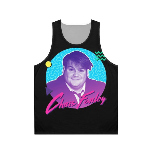 Chris Farley 90s Nostalgia Graphic Tank Top