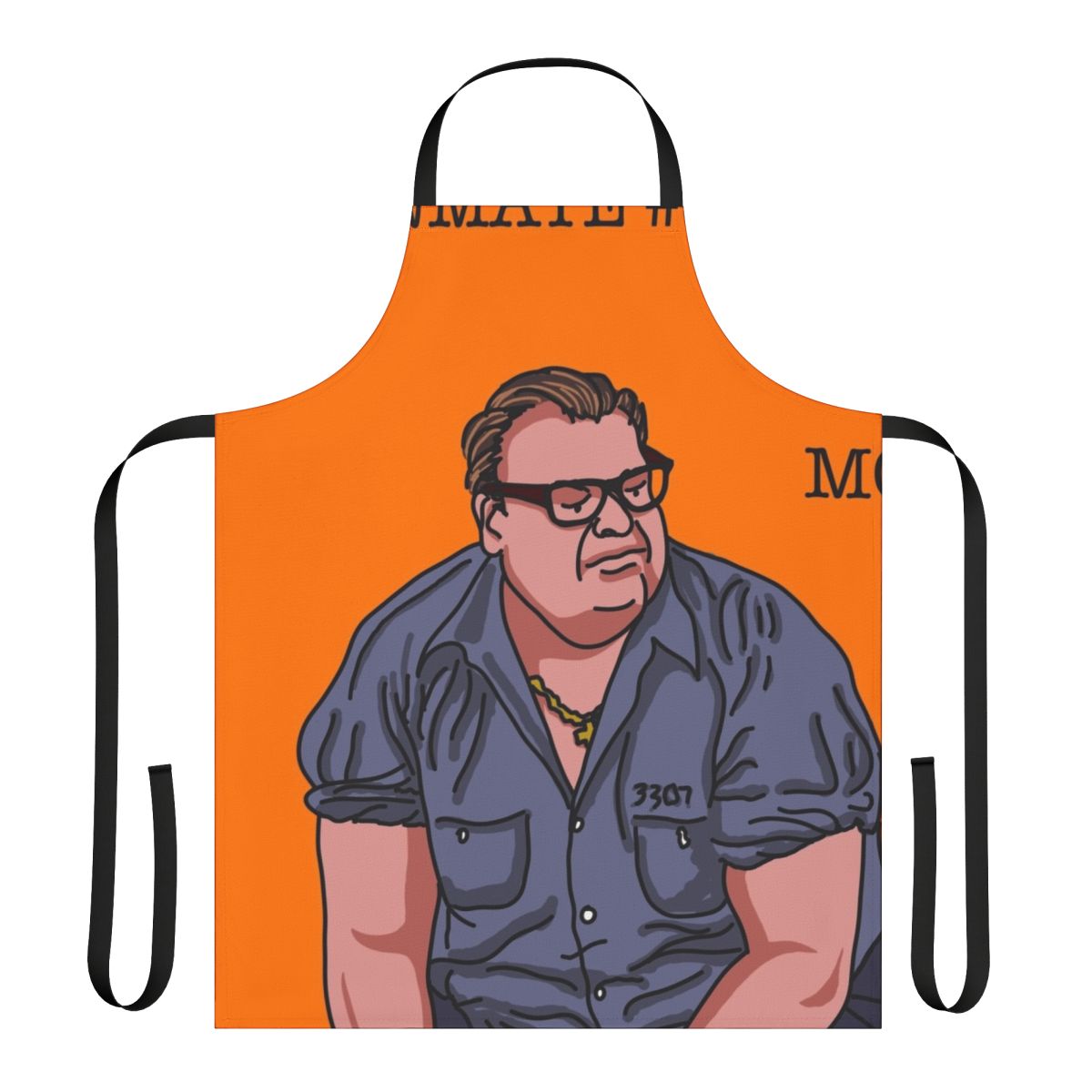 Chris Farley inspired Scared Straight themed apron