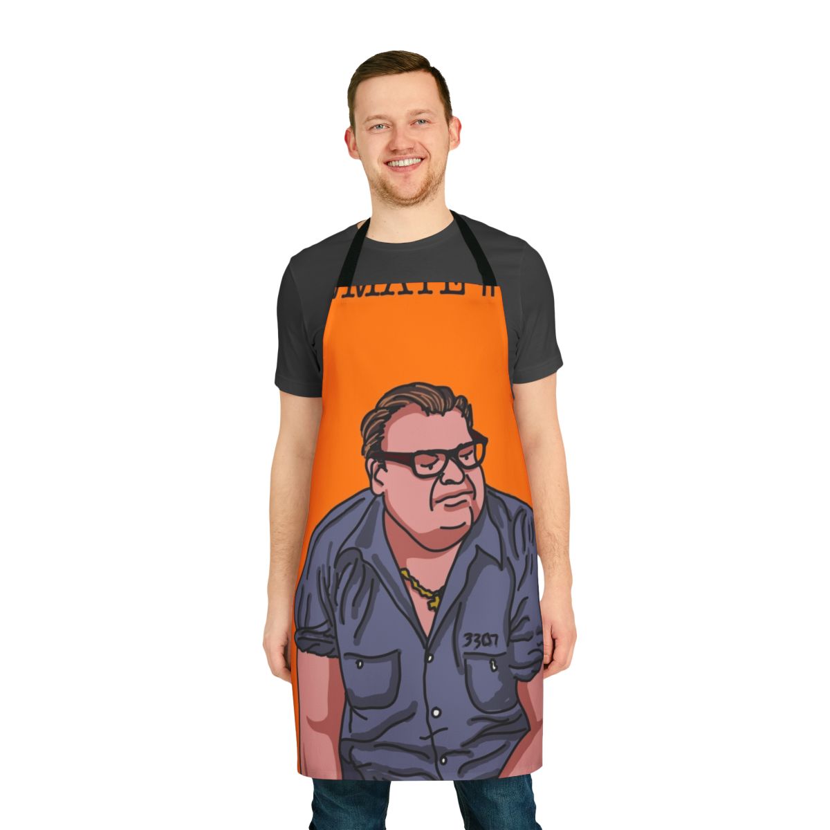 Chris Farley inspired Scared Straight themed apron