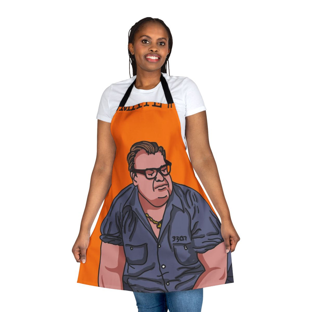 Chris Farley inspired Scared Straight themed apron