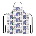 "Apron with 'Van Down By The River' design, inspired by Chris Farley's iconic SNL character Matt Foley"